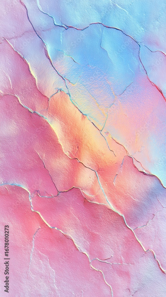 Naklejka premium Abstract pastel, cracked, textured surface