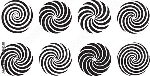 Dynamic Swirls A Set of Circular Vortex Designs for Eye Catching Visual Effects