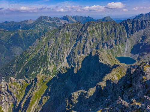 Fototapeta Naklejka Na Ścianę i Meble -  Koprova Dolina viewed from Krivan peak in Slovakia