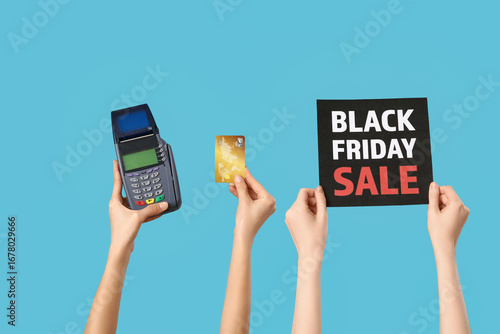 Hands holding credit card, ...