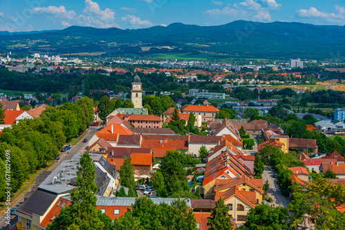 Photos Aerial view of Prievidza, Slovakia