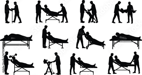 Physical therapy, patient rehabilitation, medical treatment, hospital care, healthcare physiotherapy, clinical recovery, exercise support, wellness therapy, doctor assistance, rehabilitation process