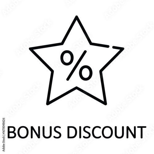 Star percentage special offer promotional sale promotion discount bonus deal limited time 96 off  vector silhouette