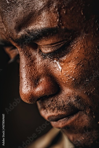 Wallpaper Mural army soldier crying emotional dramatic close up Torontodigital.ca