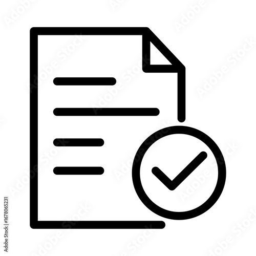 Job Application Line Icon of Human Resources and Recruitment Icon Set