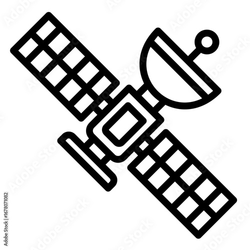 Satellite  Icon Element For Design
