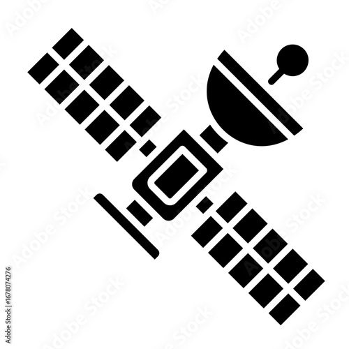 Satellite  Icon Element For Design