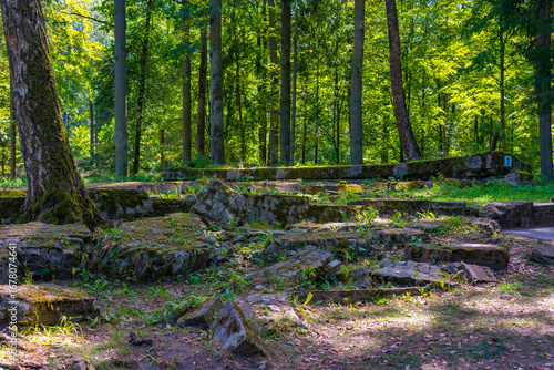 Fotografía Ruins of wolf��s lair bunkers used by Adolf Hitler during th