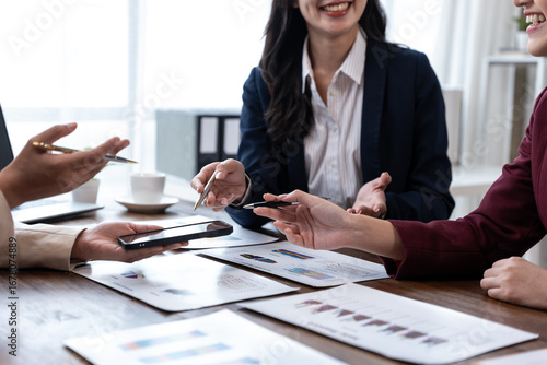 Collaborative business meeting office space professional discussion modern environment team engagement strategic planning