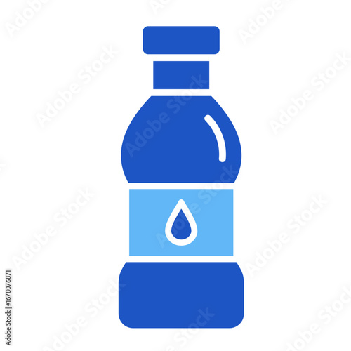 Water Bottle  Icon Element For Design