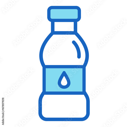Water Bottle  Icon Element For Design