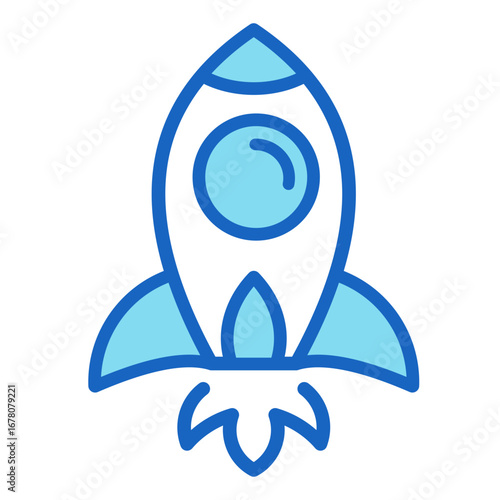 Rocket  Icon Element For Design