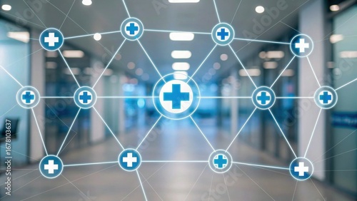Cybersecurity telemedicine network security digital health hospital data protection patient privacy secure connection medical technology modern