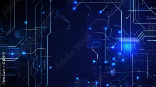 Immersive Technology-Themed Backgrounds: Elevating Digital Spaces with Dynamic Blue Lines—Blending Futuristic Aesthetics, Functional Design, and Visual Cohesion for Screens, Presentations, and Creativ