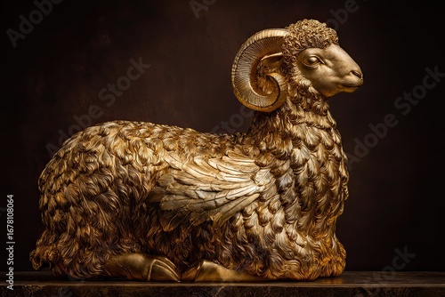 Wallpaper Mural Golden fleece shining mystical Greek myth object Torontodigital.ca