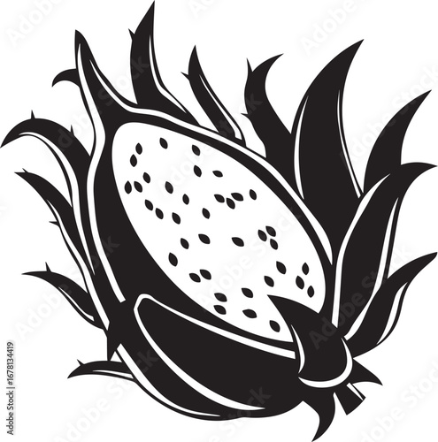 Dragon Fruit icon clean simple