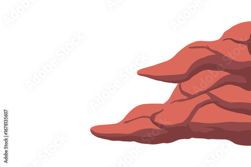 Jungle Cave Cartoon Background Illustration
