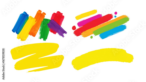 vector brush stroke element icon