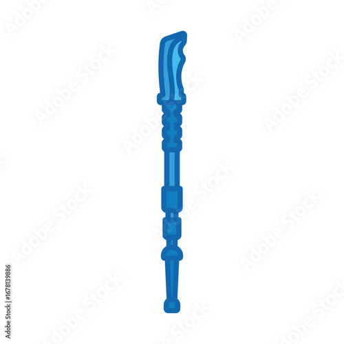 trekking pole icon vector design template elegant style