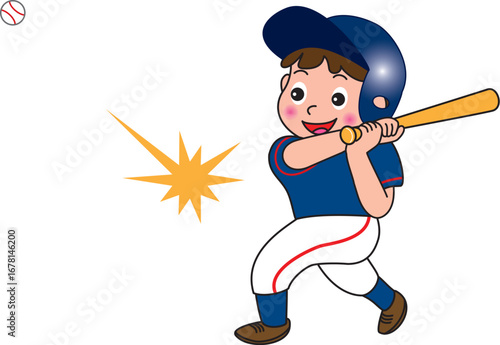 少年野球のバッター
