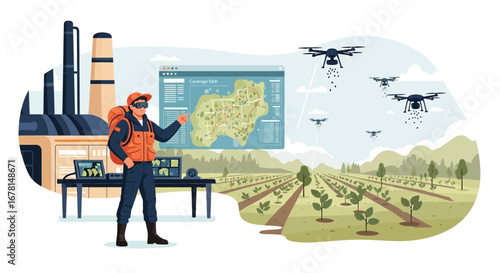 Revolutionizing agriculture with drone technology and smart agriculture solutions