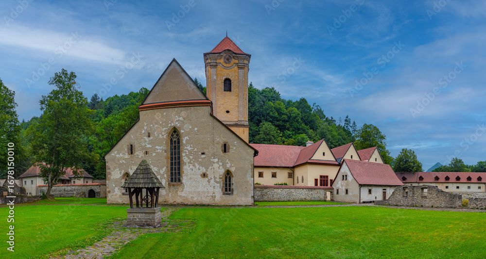 Fototapeta premium View of Red monastery in Slovakia