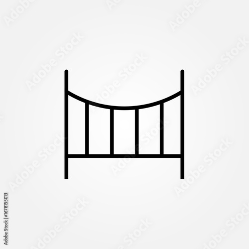 crib icon symbol illustration vector eps10 logo template design pattern seamless bright minimal design flat design realistic style simple design modern design