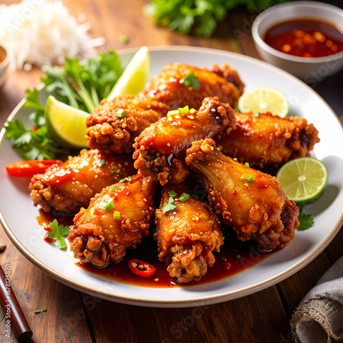 Fried Chicken Wings with Fish Sauce