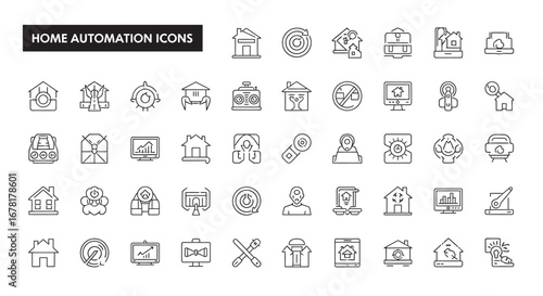 Home automation system controlling various devices and appliances in modern smart home, showcasing convenience and efficiency.