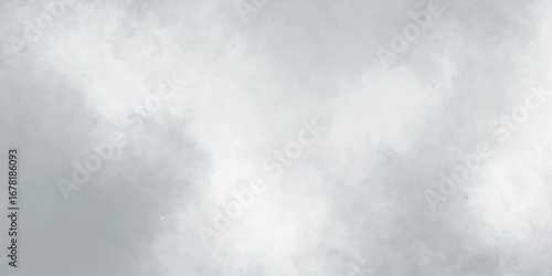 Abstract gray watercolor background , Black grey Sky with white cloud , soft and diffused atmospheric effect in the image	
