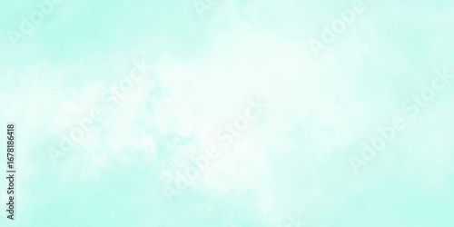 cloudy sky with color and white clouds filling the frame in an artistic watercolor painting style clouds background.	