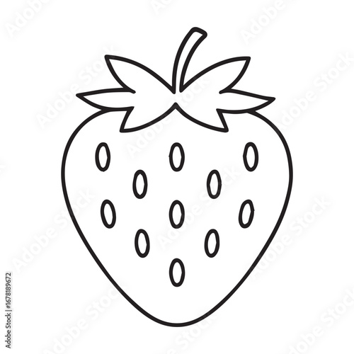 Ripe Strawberry Icon