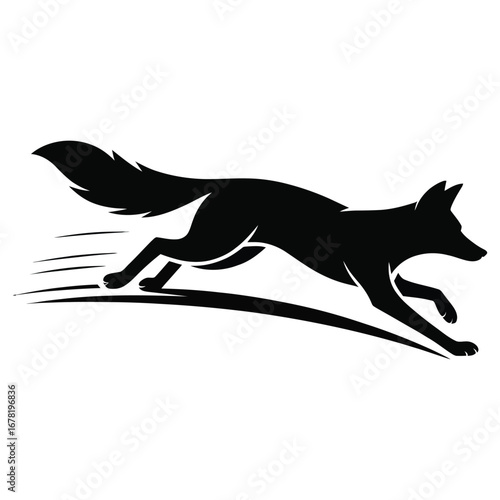 Dynamic Black Silhouette Illustration of a Soccer Player Celebrating a Goal with Exuberance and Joy on a White Background