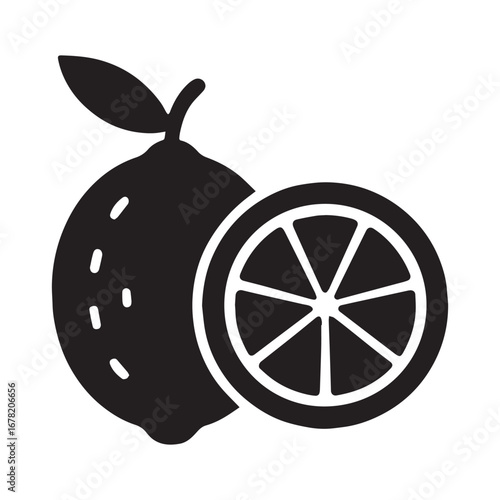 Whole Lime Fruit Vector