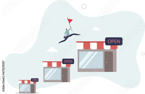 Expand storefront growing business, franchise license or business growth opportunity, marketing to improve retail store and achieve success.life and employment of people.
