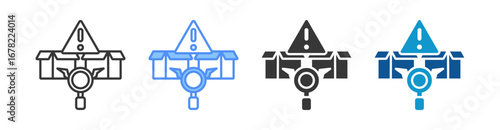 Defect Icon Set Multiple Style Collection