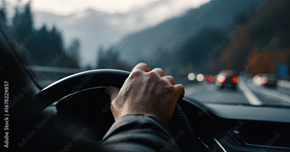 custom made wallpaper toronto digitalDriving Through Mountains