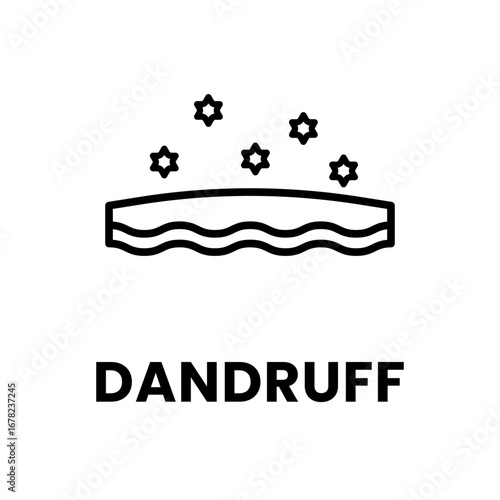 Dandruff Icon.