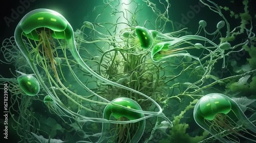 3d rendered illustration of a virus