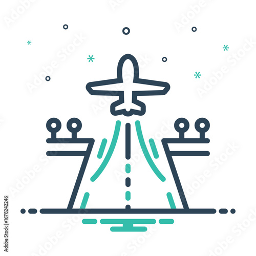 Mix icon for takeoff