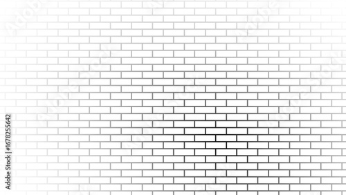 White brick blank home wall texture copy for space panorama white tiles, black ceramic tiles wallpaper. white brick wall used for background.