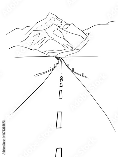 Scenic mountain road trip for adventurous vacationers seeking freedom and unforgettable journeys