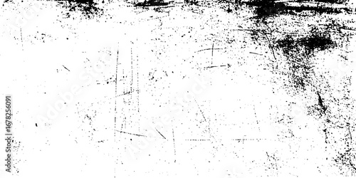 Wallpaper Mural Scratched and Cracked Grunge Urban Background Texture Vector. Dust Overlay Distress Grainy Grungy Effect. Distressed Backdrop Vector Illustration. Isolated Black on White Background.  Torontodigital.ca