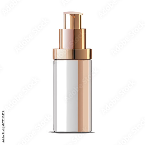 perfume bottle isolated on white
