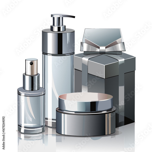 white cosmetic container