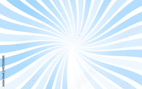 light blue and white sunburst background vector design. comic background with retro rays. sunburst pattern background.