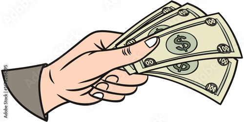 Receive cash payment instantly, money transfer, financial success, wealth transfer, business transaction, earnings, income, capital