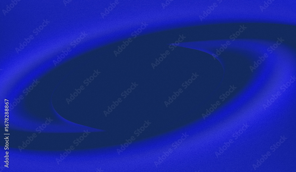 Obraz premium stunning and amazing blue gradient abstract background with swirl or wave pattern. Illustration of Black Hole or Galaxy, the Depths of the Ocean, and an oval shape that serves as focal point.