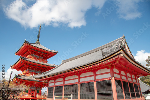 Wallpaper Mural The most beautiful viewpoint of Kiyomizu-dera is a popular tourist destination in Kyoto City, Japan. Torontodigital.ca