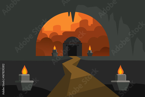 underground catacombs